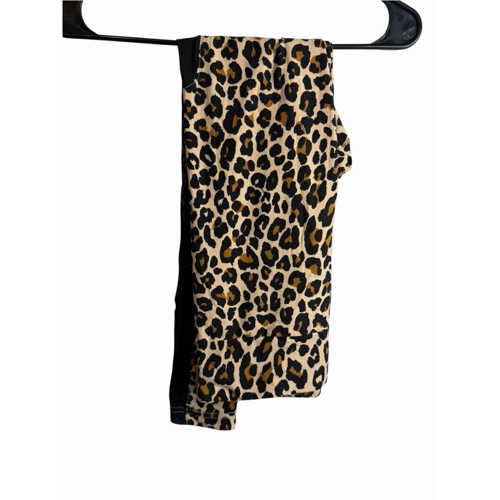 NOBO no boundaries womens high rise ankle leggings size medium 7 9 animal print